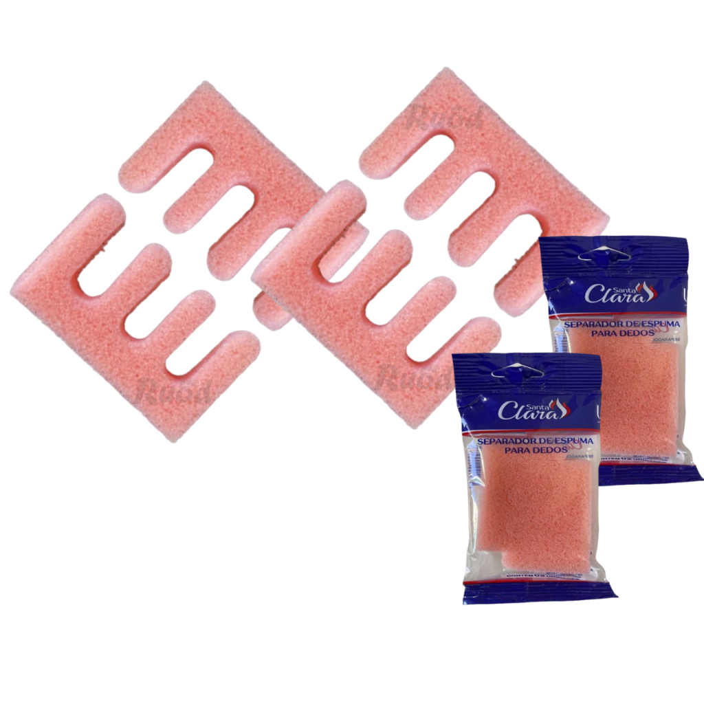 Separador De Dedos Santa Clara Pedicure Em Espuma em Oferta na Shopee