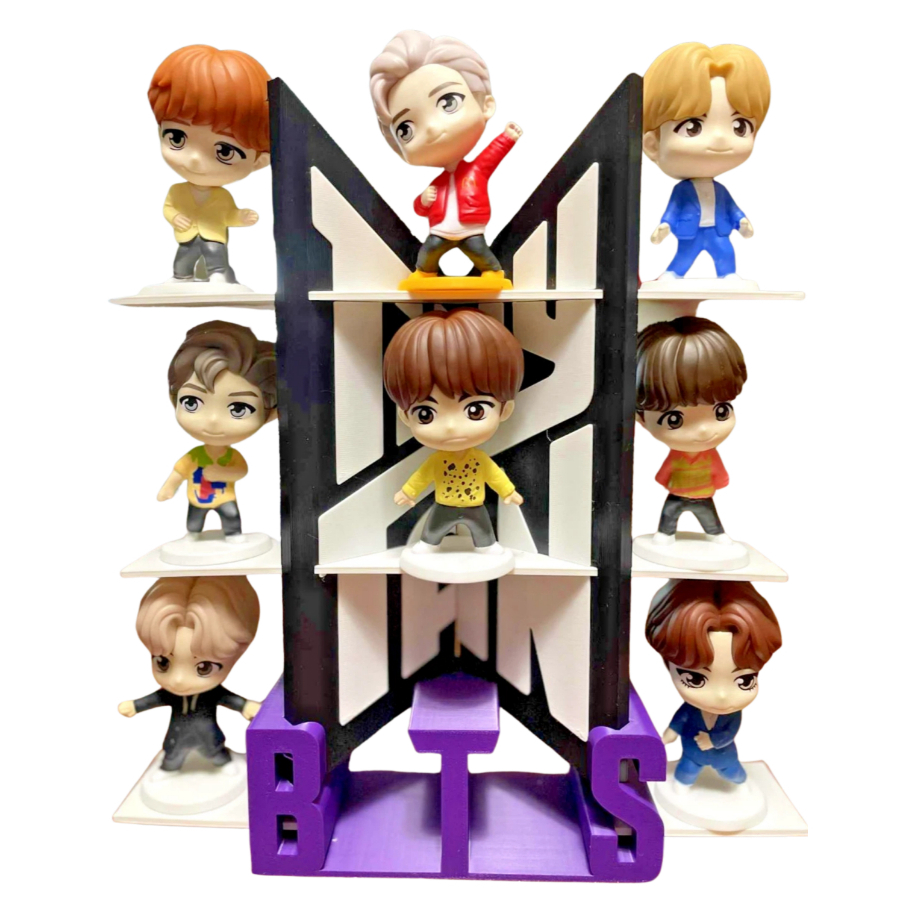 Expositor Bonecos Tinytan BTS McDonald's (sem boneco)