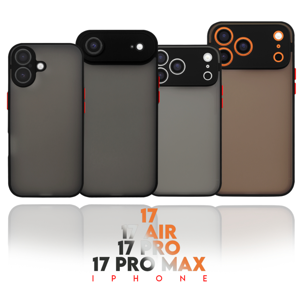 Case Capinha Case Anti Impacto Space Acrílico Translucida Fumê Protege Câmera Linha IPhone 17 17 Pro 17 Air 17 Pro Max