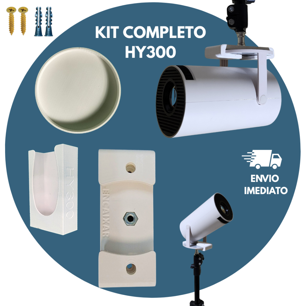 Kit Completo Suporte para Projetor HY300 Salange - Acessórios