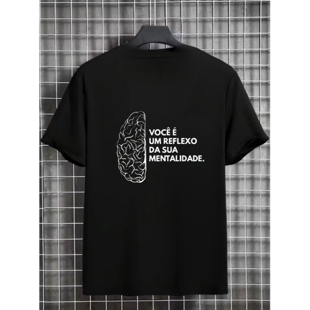 Camiseta masculina Academia Fitness Musculação Treino Secagem Rápida Confortável Camisa 100% Algodão Envio Imediato