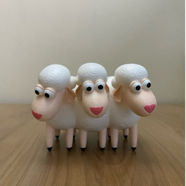 Boneco Colecionavel Ovelhas da Betty Billy Goat e Gruff Toy Story Figura Decorativa Action Figure Impressão 3Dcl