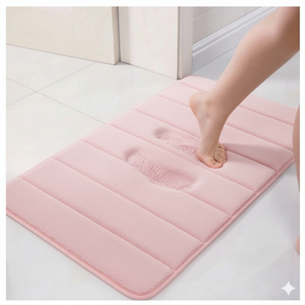 Tapete De Banheiro Soft Macio Secagem Rápida 60x40cm em Oferta na Shopee