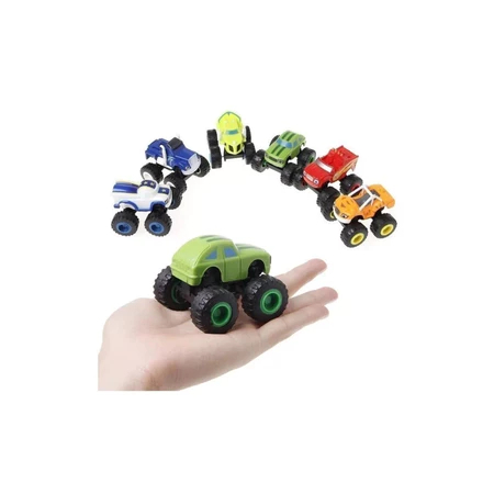 Blaze Monster Kit Com 6 Carrinhos Fricção