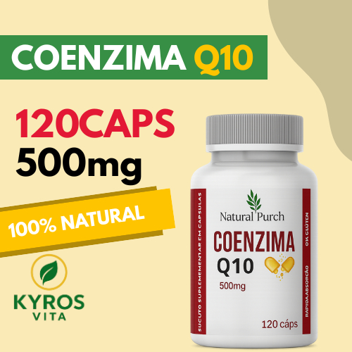 Coenzima Q10 - 500mg - 120 cápsulas - Original - Suplemento alimentar em Oferta na Shopee