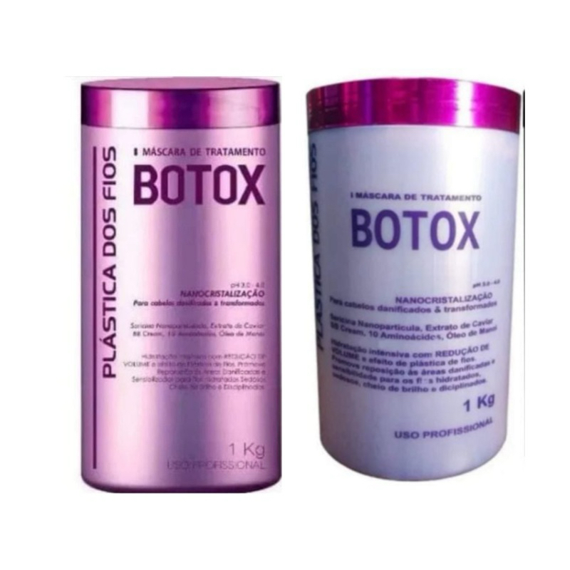 combo 2 btx plástica dos fios e matizador