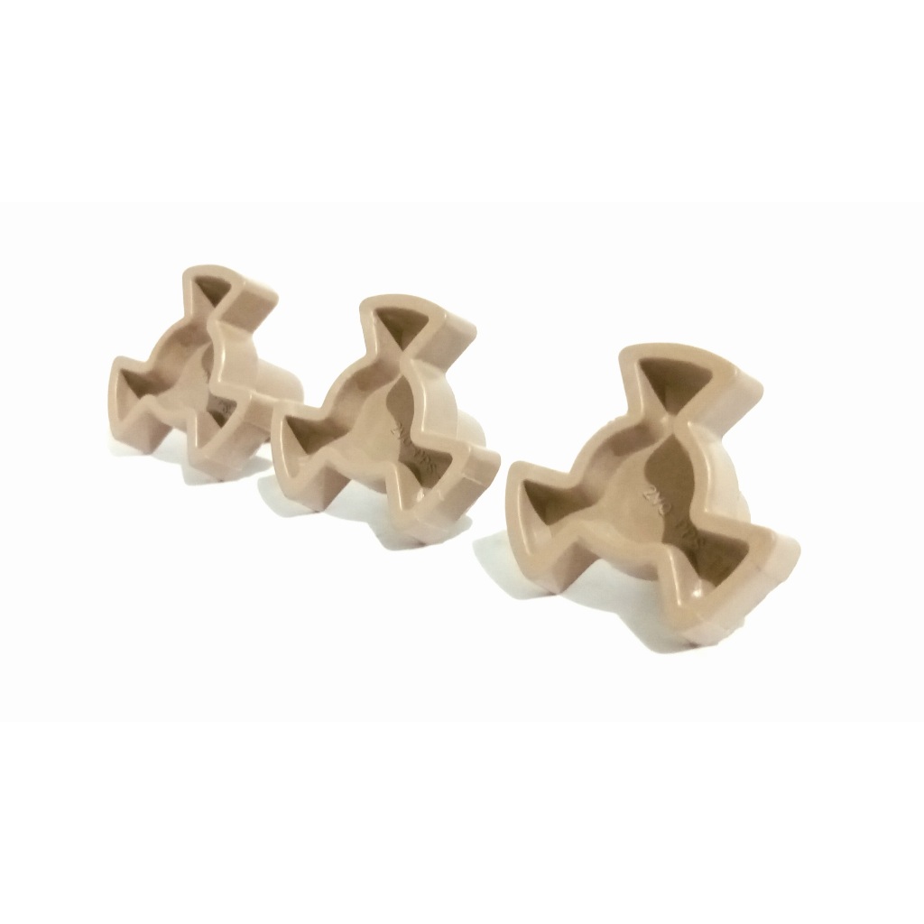 Kit - 3 Eixos (Trevo, Cruzeta) Para Prato De Microondas1,5x3,1x2,1Cm - Diversas Marcas Vo-Pps - Novo