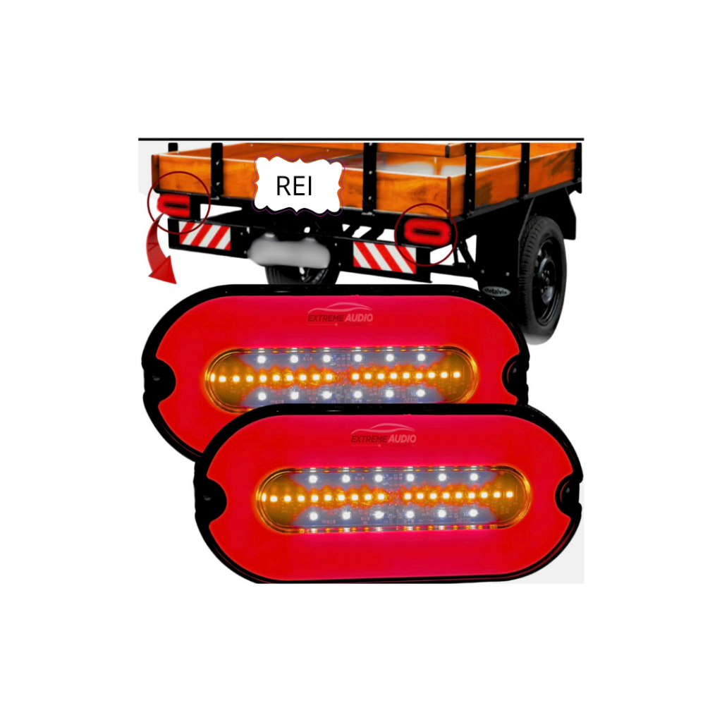 1 Lanterna Para Carretinha Reboque Jatski Smart Barco 12v Seta Sequencial em Oferta na Shopee