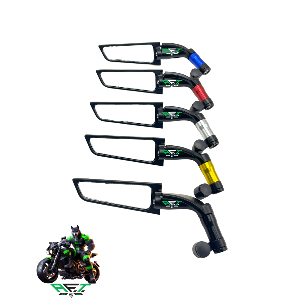 Espelho Retrovisor Esportivo Universal Tipo Asa Ao Vento AIRFOIL MOTOS HONDA YAMAHA em Oferta na Shopee