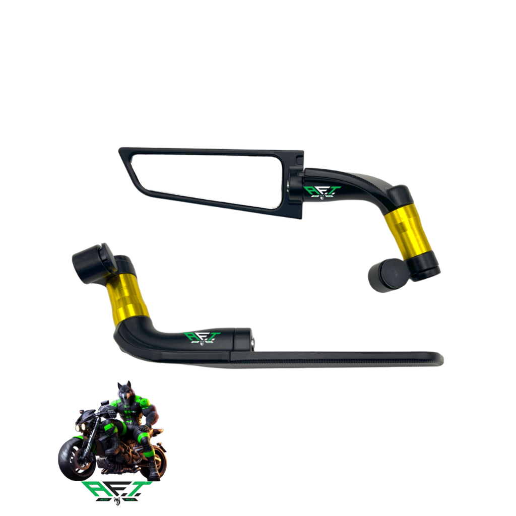 Detalhes do Espelho Retrovisor Asa De Vento Para MOTOS Honda Yamaha TODAS