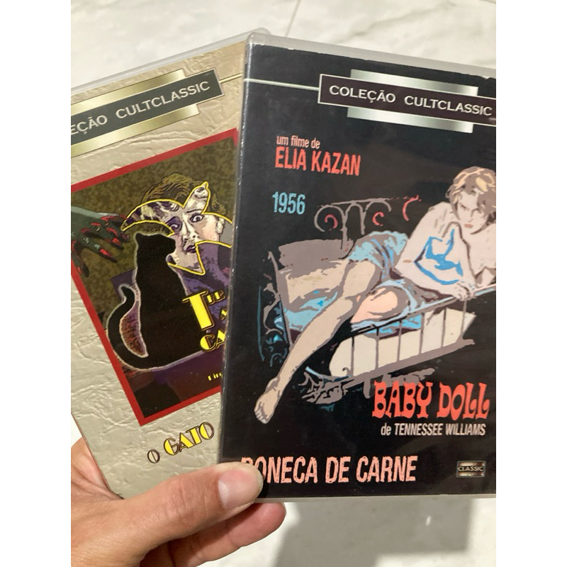 DVDs boneca de carne + o gato e o canário