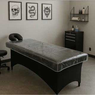 Capa de Proteção Plástica Impermeável para Maca Cristal Transparente Uso Em Clínicas l Spas l Fisioterapia l Estética em Oferta na Shopee