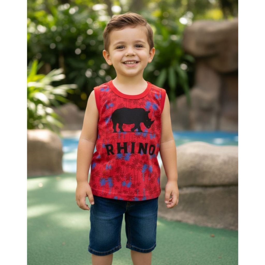CAMISETA MASCULINA REGATA INFANTIL TAMANHOS 1, 2, 3, 4 ,6 E 8 DIVERSAS ESTAMPAS