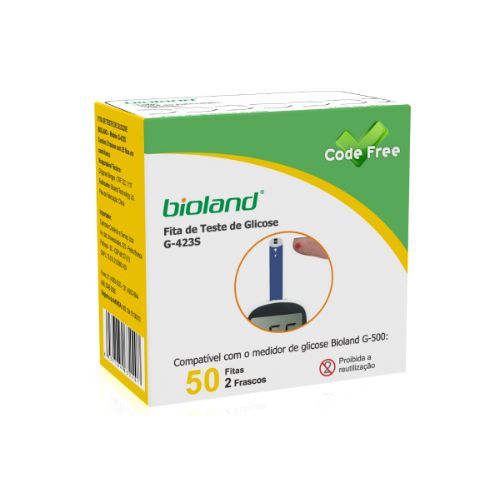 Fita para Medição Glicose G423S Bioland– 50 unds
