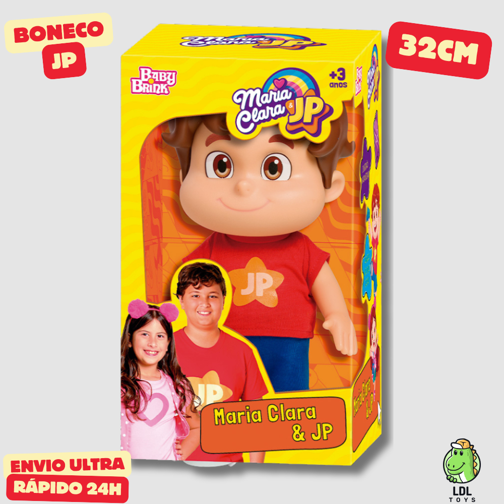 Boneco JP 32cm Youtuber 14 Falas BabyBrink Original em Oferta na Shopee