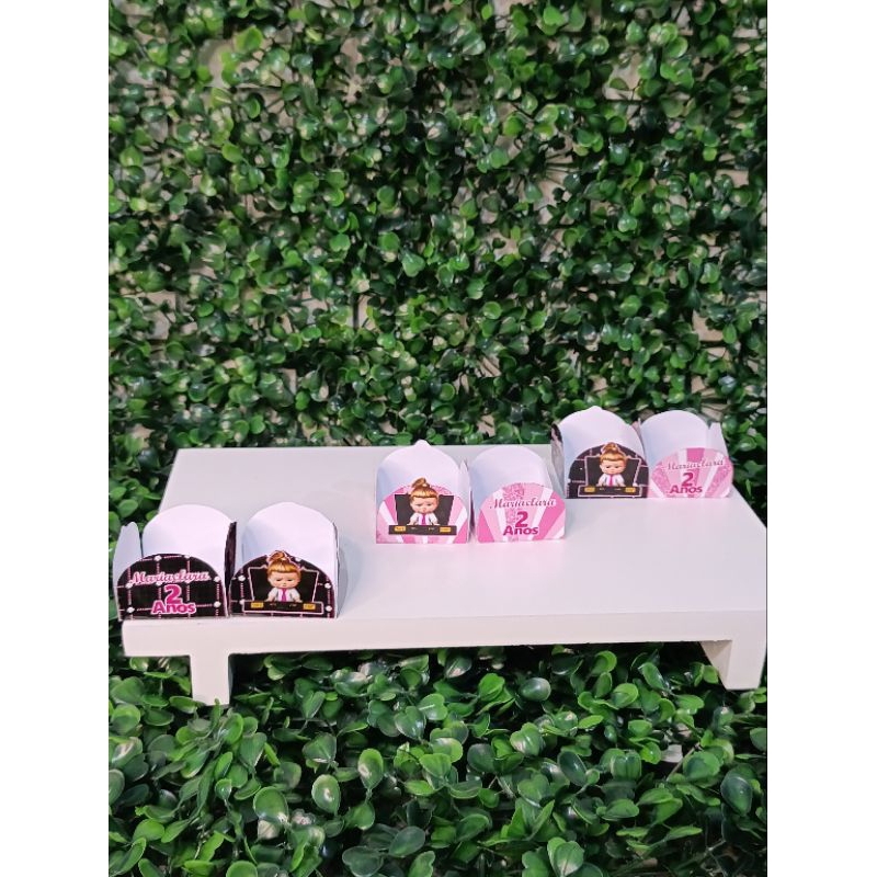 🍬 Forminhas de Docinhos Personalizadas aniversário/ lembrancinha de festas– Tema Poderosa Chefinha 🍬