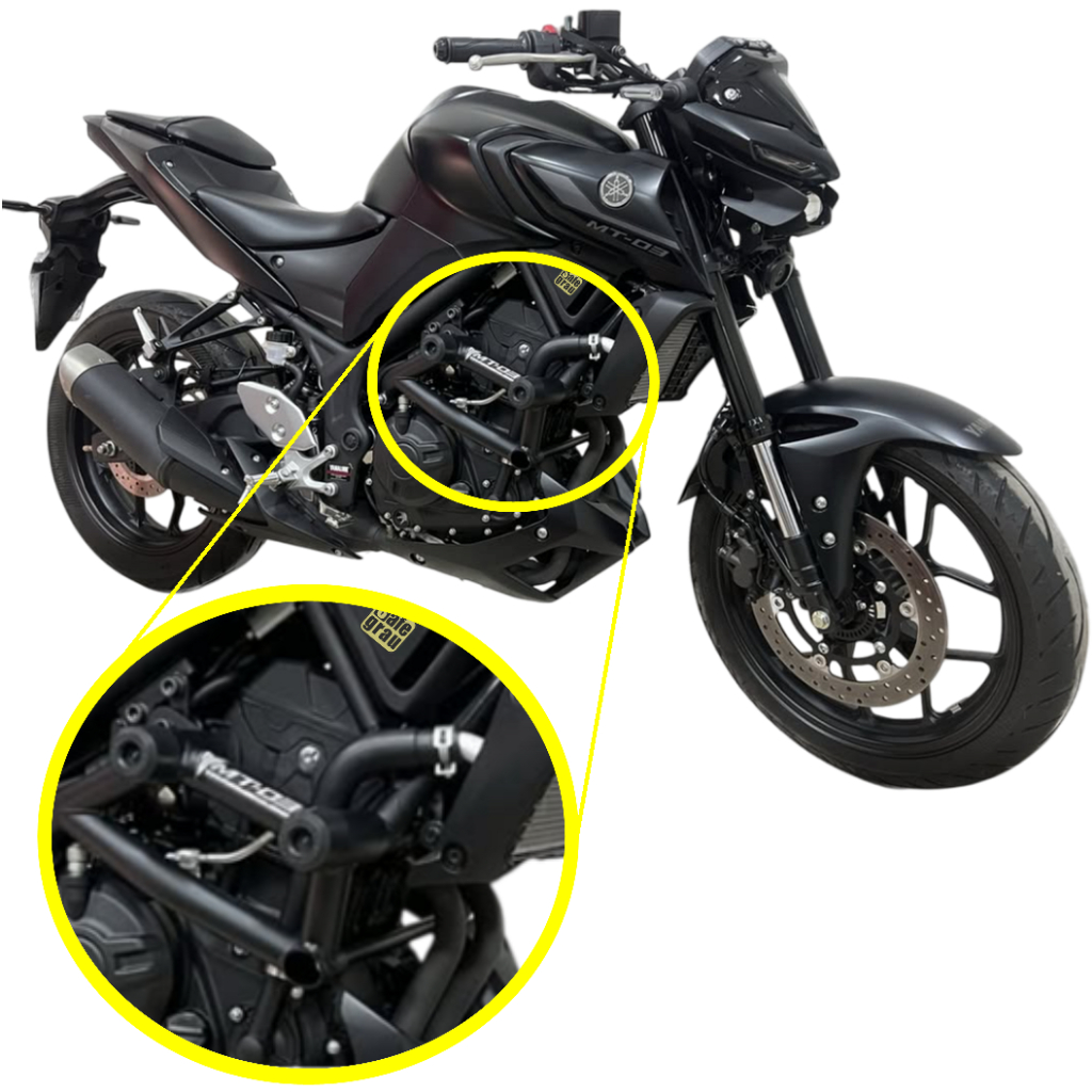 STUNT RACE MT03 MT-03 2026 2027 PROTETOR CARENAGEM TANQUE MOTOR