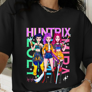 Moda K-pop Hunters Guerreiras – Camiseta T-shirt Feminina Infantil e Adulto 100% Algodão Estilosa em Oferta na Shopee
