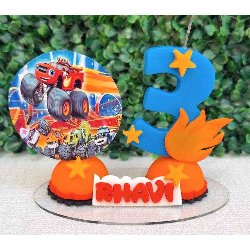 Topo de Bolo Blaze Monster Machine - Comprar com Melhor Preço em Padaria