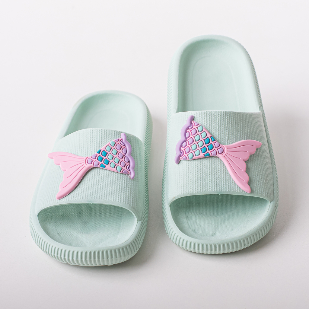 Chinelo Nuvem Slide Infantil Sereia Menina Leve e Confortável Ideal para Praia e Passeios em Oferta na Shopee