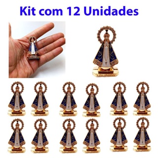 kit 12 imagens Nossa Senhora Aparecida para carro/ oratório/ estante. em Oferta na Shopee
