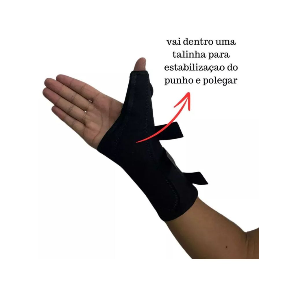 TALA ORTESE PARA PUNHO E POLEGAR