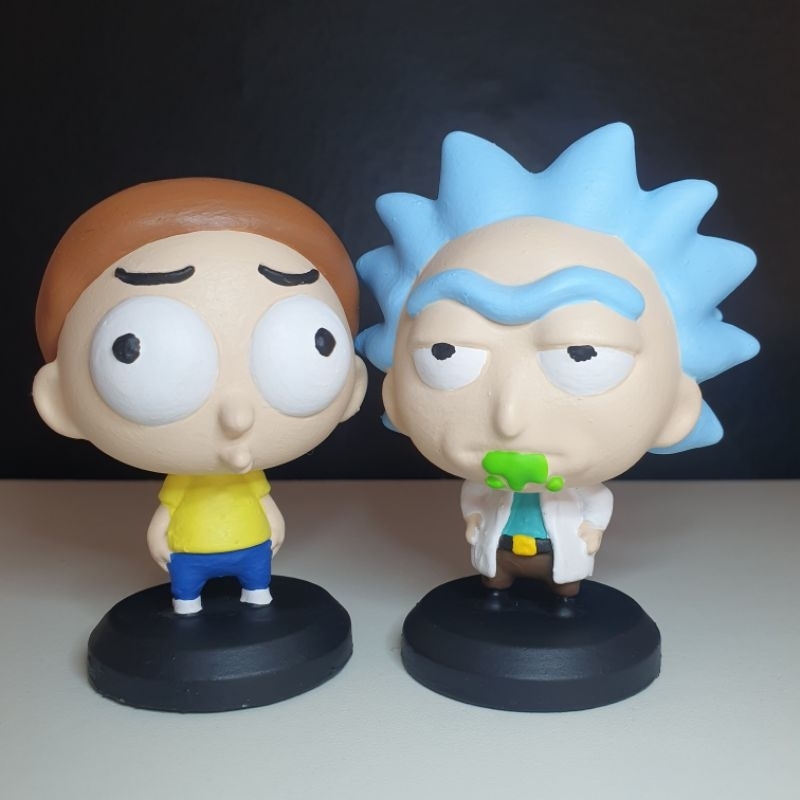 Kit Miniaturas Rick And Morty Impressão 3d 7cm