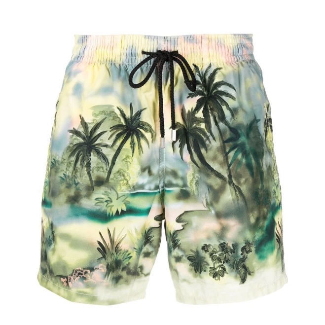 Short Bermuda Masculino Tactel Estampado com elastano
