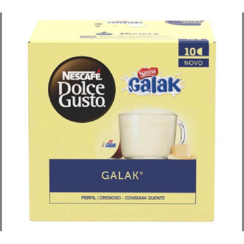 Achocolatado em Cápsula NESCAFÉ DOLCE GUSTO Galak 10 Cápsulas 180g