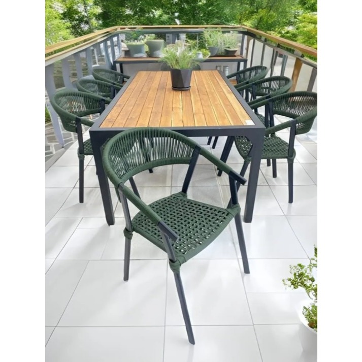 KIT  '' 2 UND ''  CADEIRA PREMIUM C/B ALUMINIO E CORDA NAUTICA em Oferta na Shopee