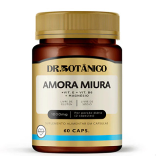 AMORA MIURA COM VITAMINA C + VITAMINA B6 E MAGNESIO 1000MG 60 CAPS - DR. BOTÂNICO em Oferta na Shopee