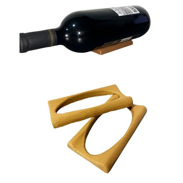 4 Suportes Garrafa Vinho Adega De Mesa Champagne - Decorativo de Mesa, Balcão para Garrafas