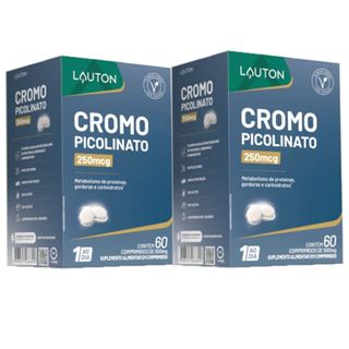Kit Cromo Picolinato - Lauton em Oferta na Shopee