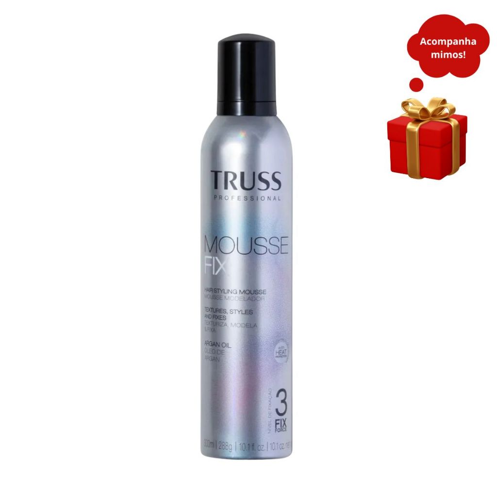 Truss Mousse Fix Modelador Texturiza Modela e Fixa 300ml