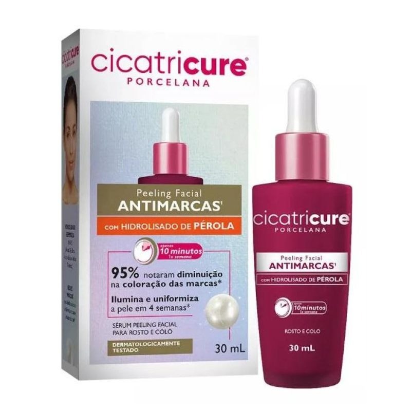 Peeling Facial Cicatricure Porcelana Com 30ml em Oferta na Shopee