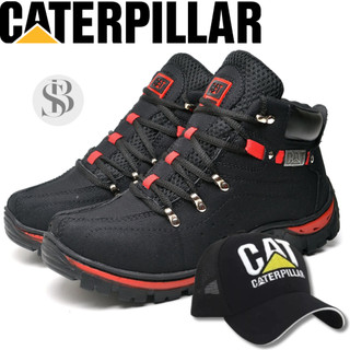 Coturno Adventure Masculino Bota Tenis Masculina + Boné Bordado