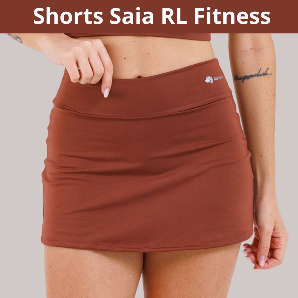 SHORT SAIA FITNESS 90522-C2 em Oferta na Shopee