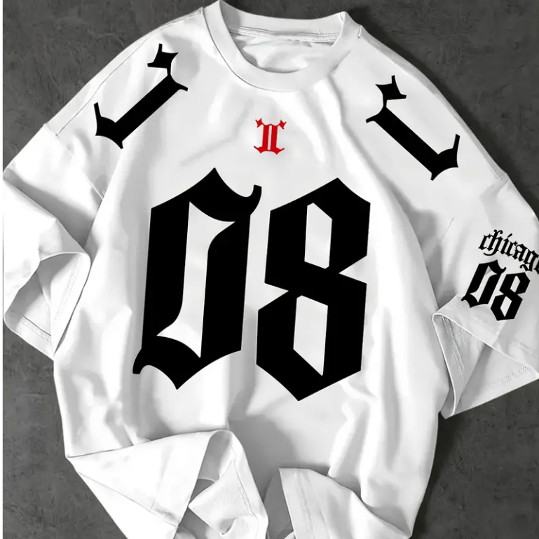 Camiseta T-shirt Unissex Streetwar Chicago 08 Racing em Oferta na Shopee