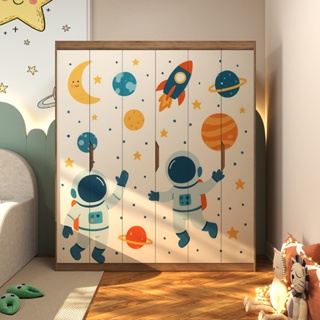 Guarda Roupa Infantil Roupeiro em MDF 6 Portas 2 Gavetas Para Quarto de Bebê Modelo Alias em Oferta na Shopee