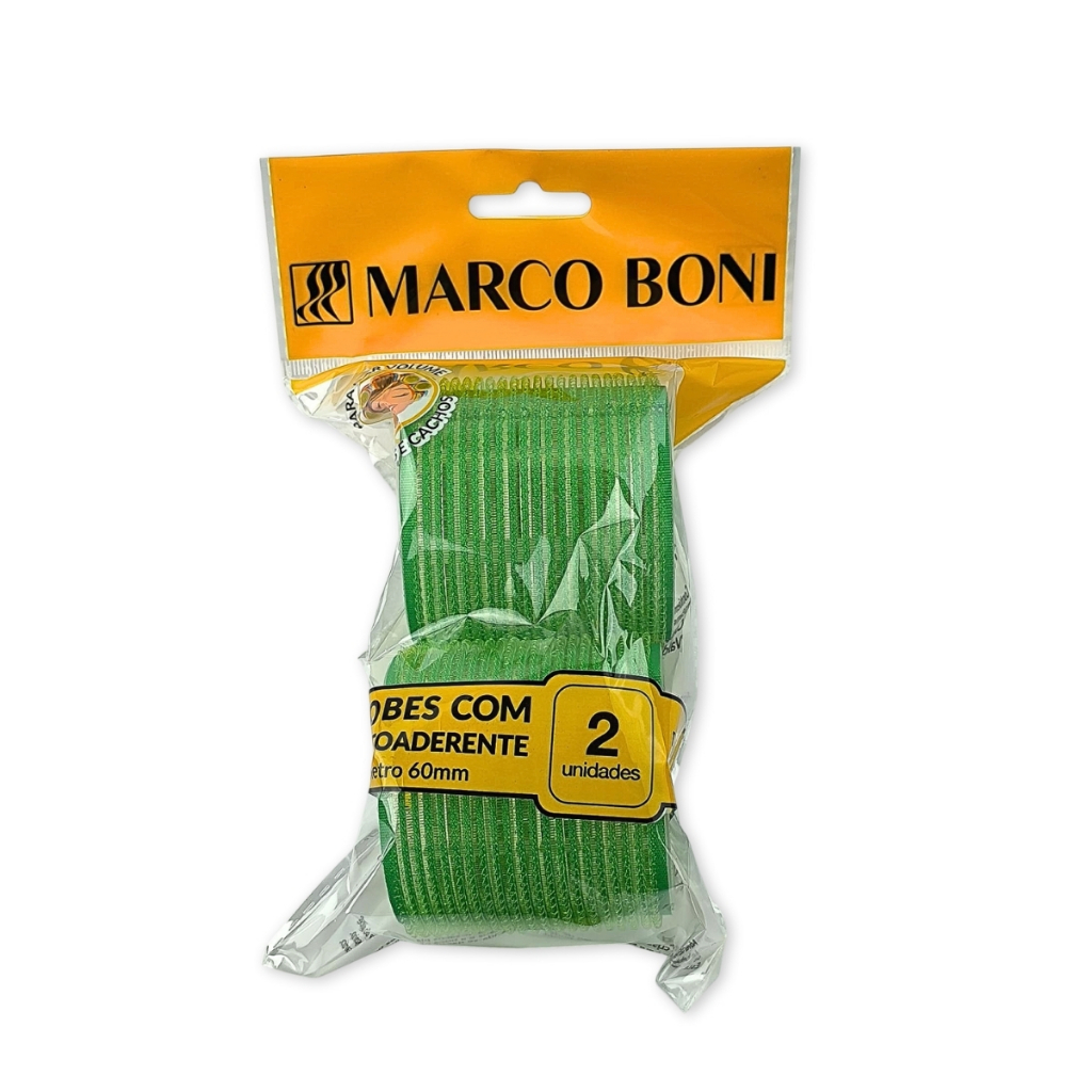Bobes Autoaderentes 60mm Marco Boni 2un Para Cachos Grandes