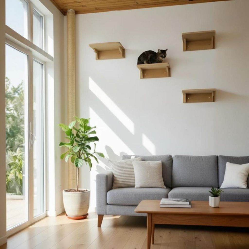 Playground Gato REFORÇADO 4 Peças Tam G Já montados Carpete Antiderrapante Parque Gato Playground em Oferta na Shopee