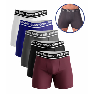 Kit 05 Cuecas Box Boxer Masculino Microfibra Adulto em Oferta na Shopee