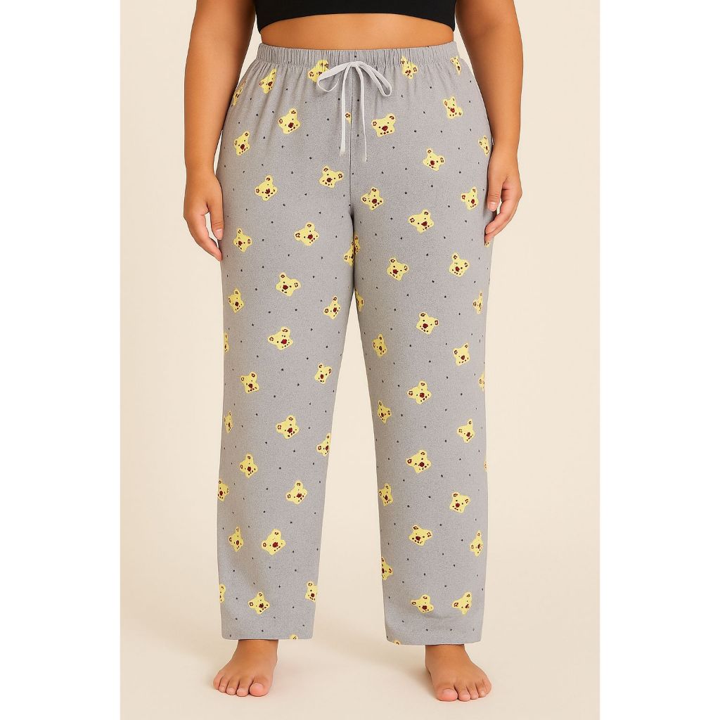 Smara Modas Calça Feminina Sued Plus Size Pijama Confortável do G2 ao G4 em Oferta na Shopee