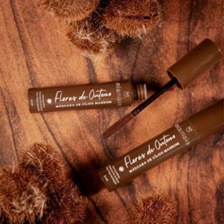 Mascara de Cilios Marrom E Vermelho Mia Make em Oferta na Shopee