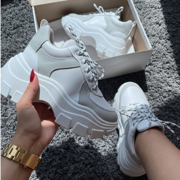 Tênis feminino sola alta tratorado sapatenis chunky dad sneaker tenehi original promocao
