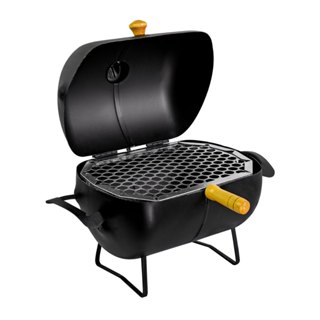 Churrasqueira A Bafo Com Grelha Em Aco Zincado -  Bafinho em Oferta na Shopee