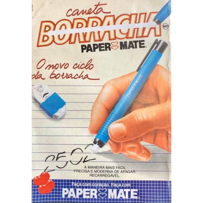 Borracha estilo caneta Paper Matte em Oferta na Shopee