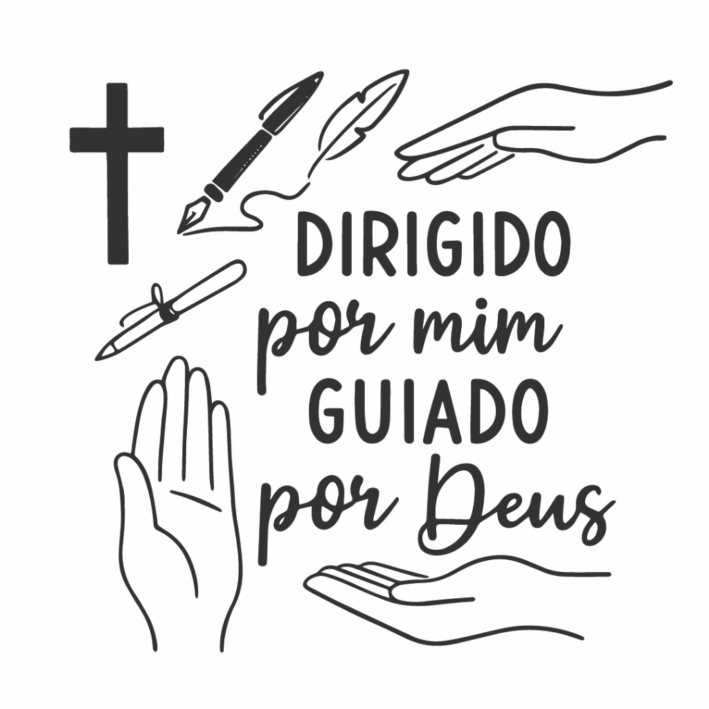 ADESIVO REDONDO 15 CM DIRIGIDO POR MIM GUIADO POR DEUS PARA CARRO MOTO E CAMINHÃO em Oferta na Shopee
