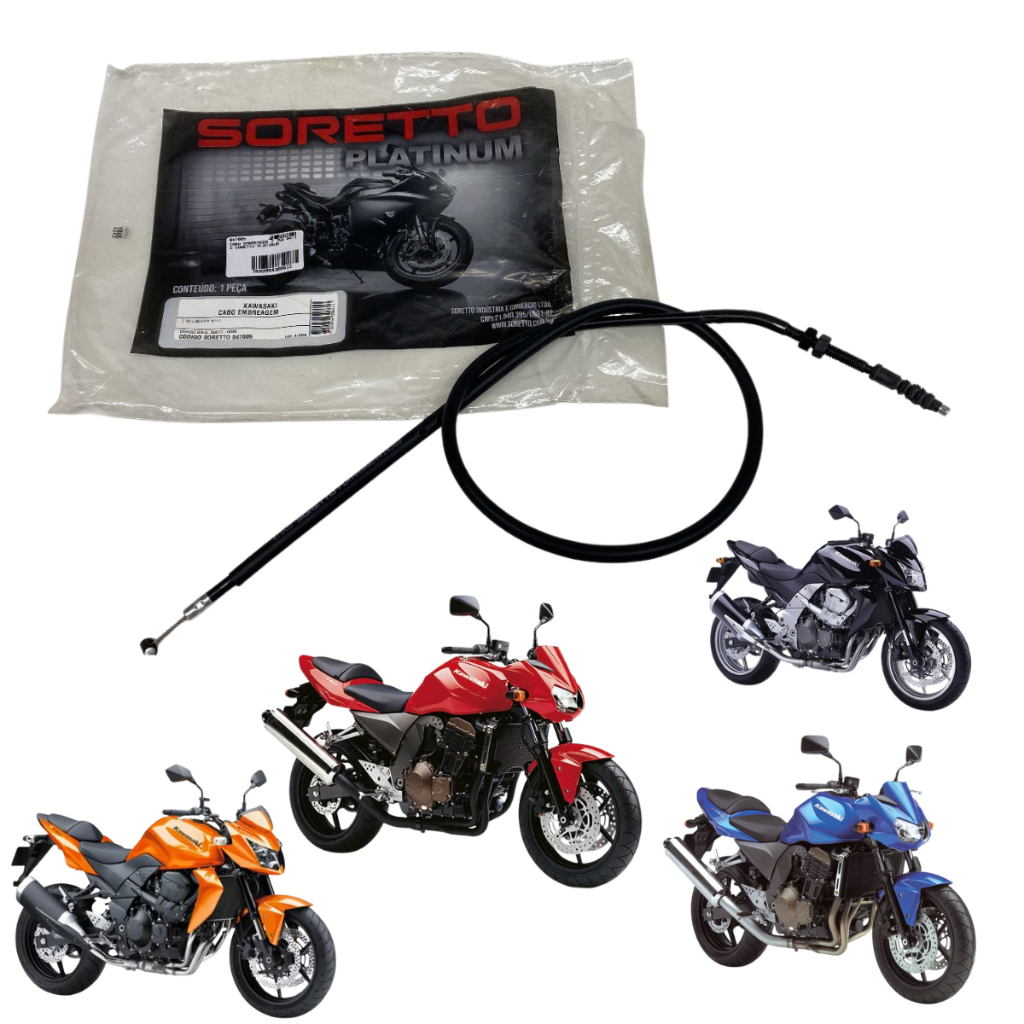 Cabo Embreagem Z750 2004 À 2012 Soretto Platinum