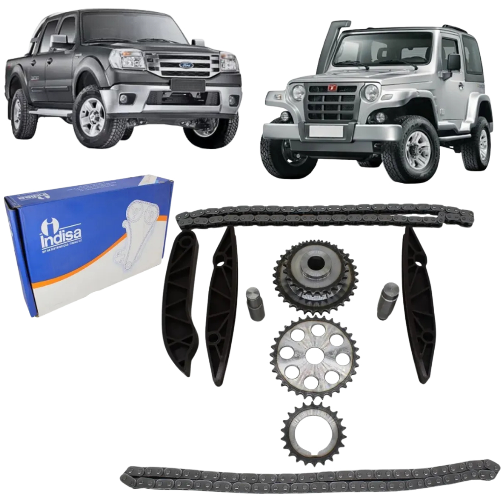 Kit Corrente de Distribuição Para Ford Ranger 3.0 16v 2005 Até 2012 Troller T4 3.0 16v 2005 Até 2012